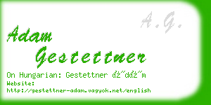 adam gestettner business card